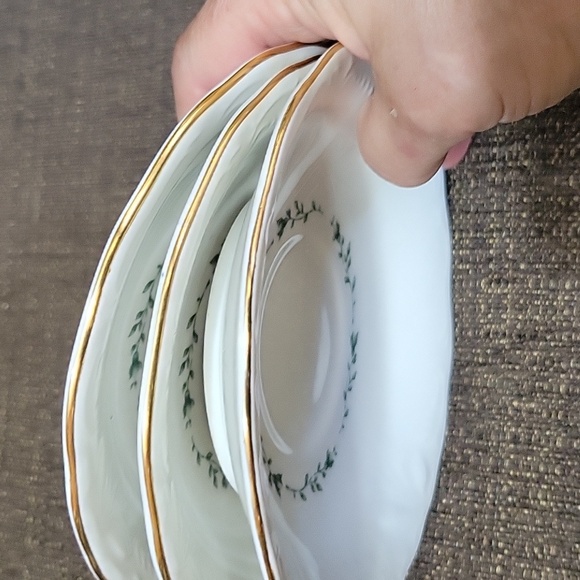 3 coffee cup saucers - Picture 4 of 6